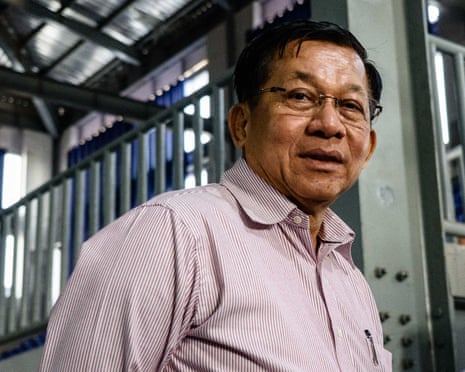 Righello militare del Myanmar Min Aung Hlaing