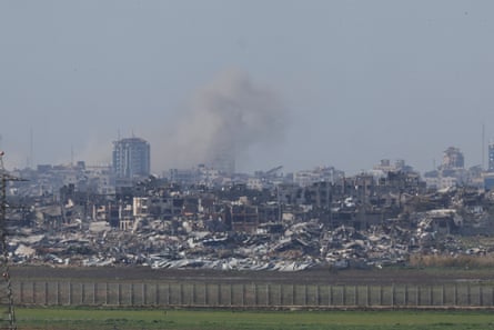 Homes in Gaza have been reduced to a rubble after a barrage of Israeli bombings in the region.