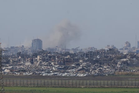 Homes in Gaza have been reduced to a rubble after a barrage of Israeli bombings in the region.