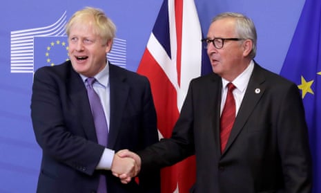 Boris Johnson and Jean-Claude Juncker.
