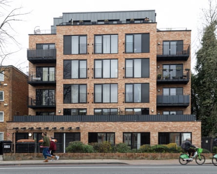 Block of flats on Upper Clapton Road