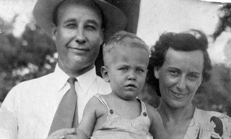 Richard Ford as a child with his parents Parker and Edna Ford