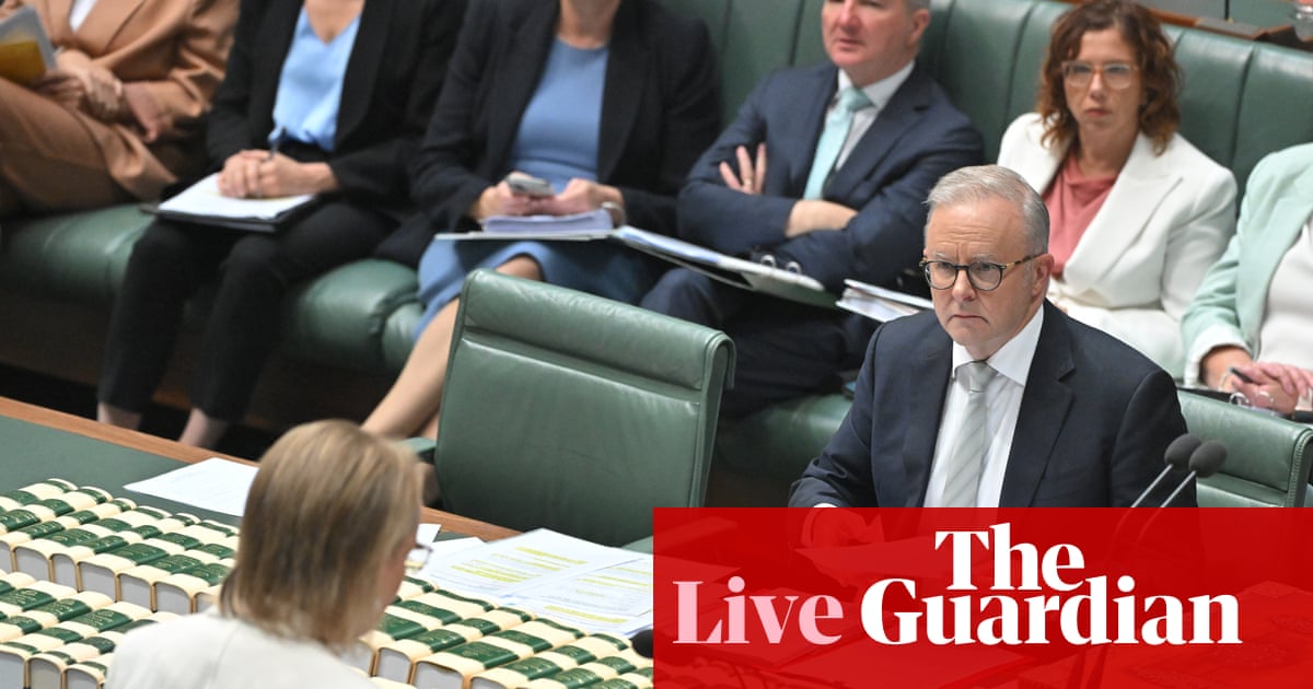 Australia politics live: Ley accuses PM of using ‘bogus excuses’ to delay calling Bondi royal commission as question time returns