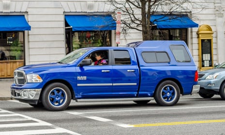 A Dodge Ram 1500 on a street in Washington