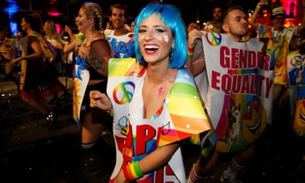 Mardi Gras in Sydney, Australia, on 5 March 2016.