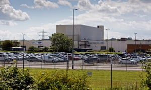 The Ford engine plant in Bridgend, Wales, which is set to close.