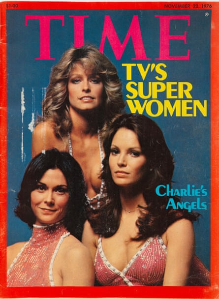 Three women in glittery dresses on the cover of Time magazine