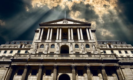 The front facade of the Bank of England, Threadneedle Street, London