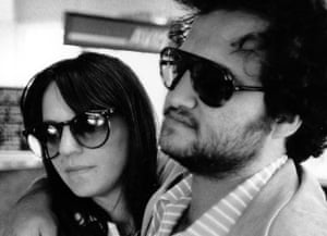 John Belushi and his wife Judy Belushi Pisano, circa 1976.