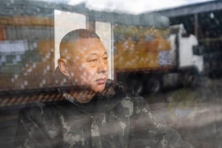 Mr Wang, manager of a logistic hub.