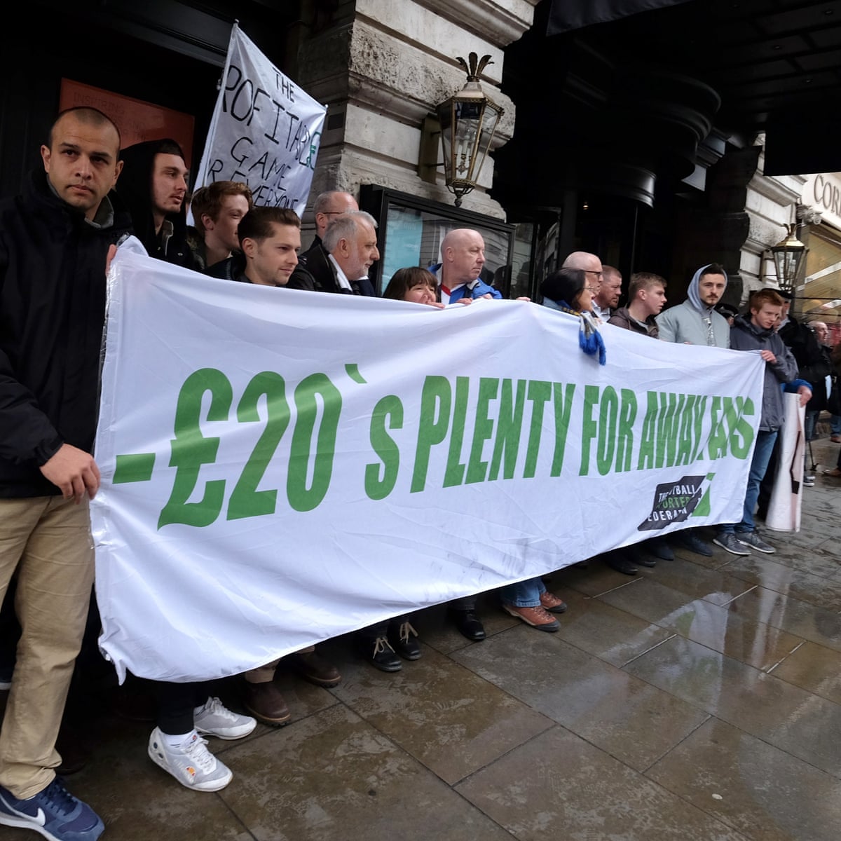 Twenty's Plenty campaign sets fan sense against Premier League greed | Soccer | The Guardian