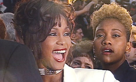 A still of Houston and Crawford from the BBC documentary Whitney: Can I Be Me?