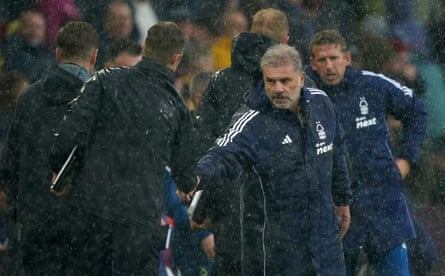 Ange Postecoglou after Forest’s draw at Turf Moor with Burnley