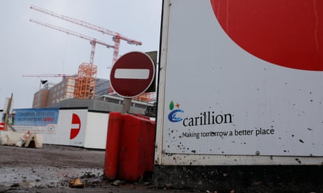 The Carillion construction site at the Midland Metropolitan hospital in Smethwick, Birmingham.