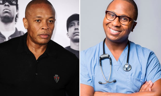 Dr Dre, left, and Dr Drai (AKA Draion M Burch) … which to approach for medical advice?