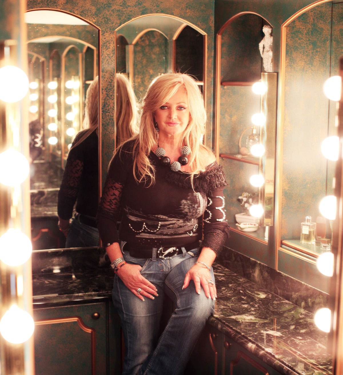 Bonnie Tyler at her home near Swansea in 2009.