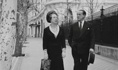 Ian Campbell, 11th Duke of Argyll with his fourth wife Mathilda in Madrid.