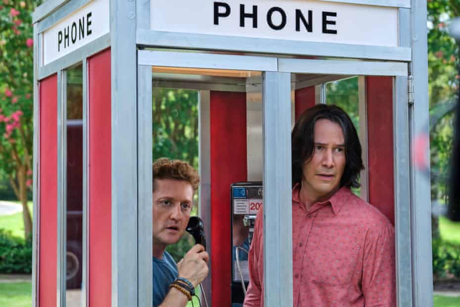 Alex Winter and Keanu Reeves in Bill & Ted Face the Music.