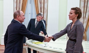 Sobchak meeting Putin after the election.