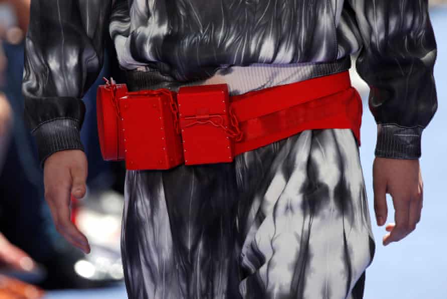 The utility belt, Louis Vuitton-style, by Virgil Abloh.