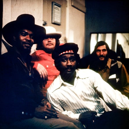 Booker T & the MGs, including Booker T Jones, Steve Cropper and Donald (Duck) Dunn