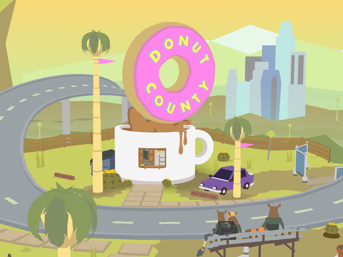 Donut County Review A Dastardly Raccoon Plot To Take Over A Town Puzzle Games The Guardian - donut county review a dastardly roblox bunny island trailer Donut County Review A Dastardly Raccoon Plot To Take Over A Town Puzzle Games The Guardian - roblox bunny island trailer