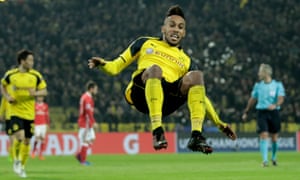 Pierre-Emerick Aubameyang has been at Borussia Dortmund since 2013.