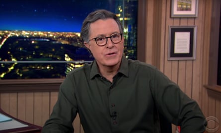 Stephen Colbert: ‘Like everything else in his administration, it’s a race between autocracy and incompetence, and with this crowd, incompetence is Usain Bolt.’