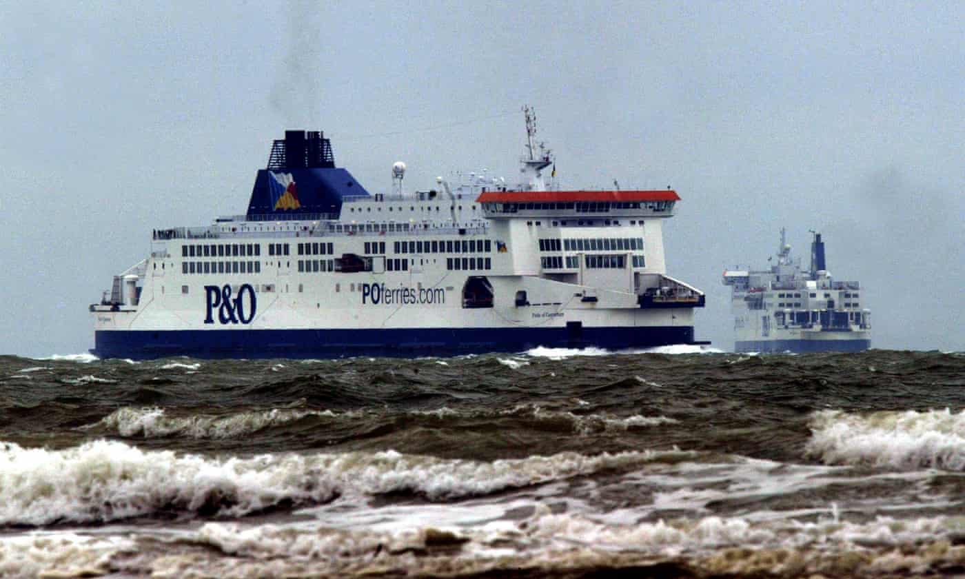Armed French police are patrolling UK ferries in territorial waters amid fears of terrorist attacks.