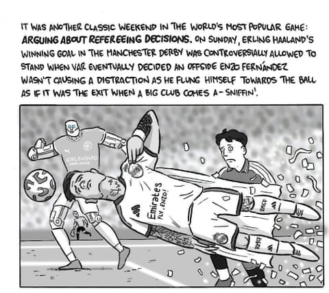 David Squires cartoon, panel 1