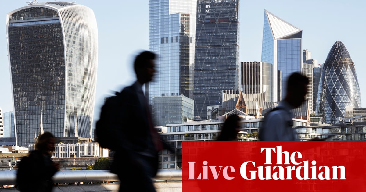 UK pulling out of recession as services sector growth hits 11-month high – business live