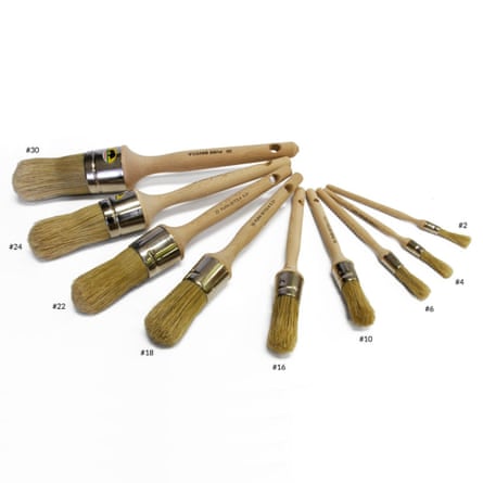 Bookbinding glue brush
