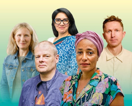 Samantha Harvey, Tahmima Anam, Joe Dunthorne, Zadie Smth and Mark Haddon