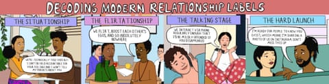 Sarah Akinterinwa on decoding modern relationship labels – cartoon, panel 1