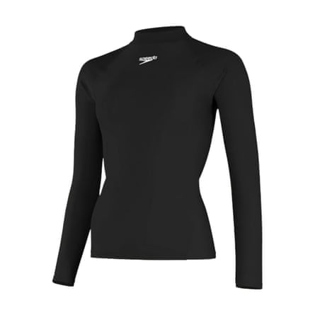 Speedo Women’s Long Sleeve Sun Protection Rash Top Swimwear (Pack of 1)