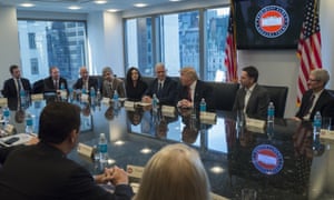 Donald Trump’s meeting with technology bosses last week.