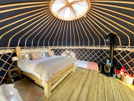 The yurts at Wild Meadow in Norfolk
