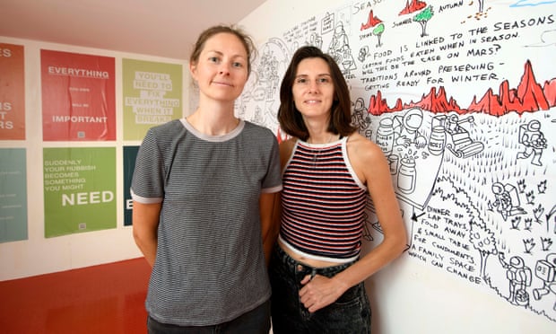 Ella Good (left) and Nicki Kent, the artists behind the project