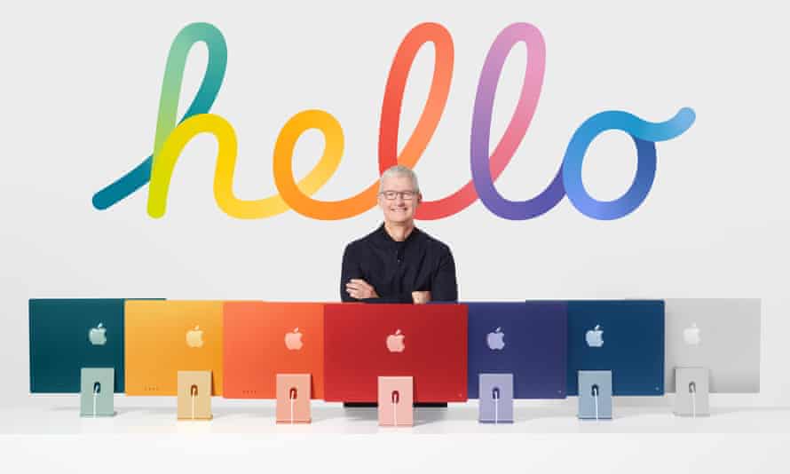 Apple launches new iMac, iPad Pro, AirTags and Podcast subscriptions | Apple | The Guardian