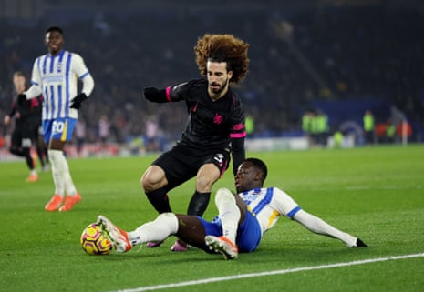 Marc Cucurella and Yankuba Minteh