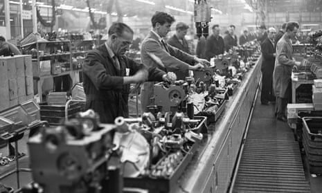Austin Mini production line at Longbridge