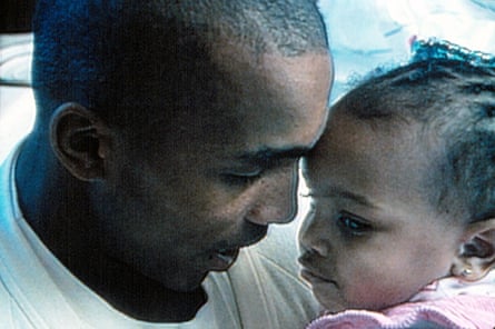 Arthur Agee, with his niece, Jazz Agee, 1994