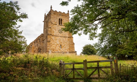An ancient rural church in the Lincolnshire Wolds.