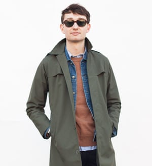 Man in coat, jacket and jumper