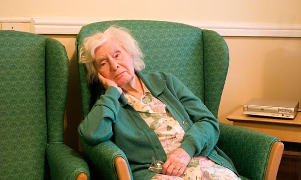 woman aged 90 in nursing home