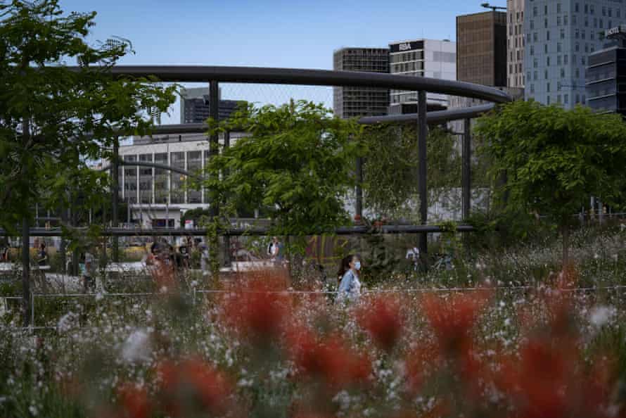 Barcelona is in the process of creating 783,300 sq metres of open space.