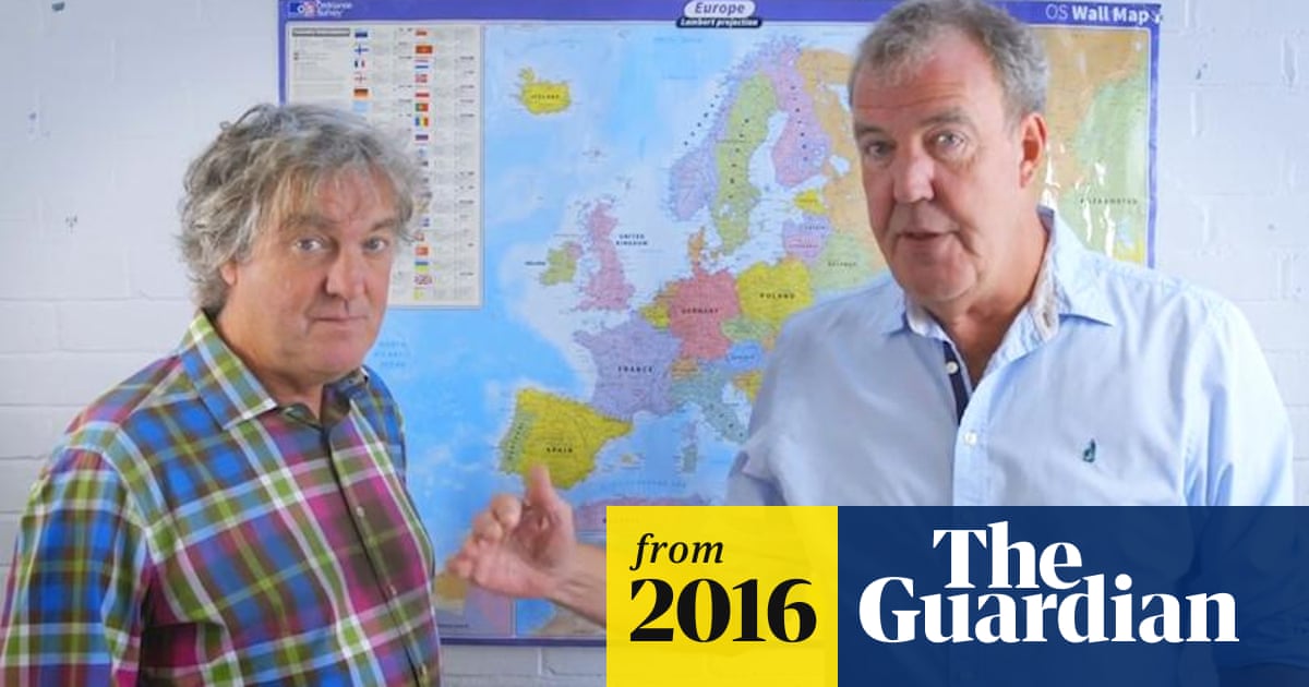 Clarkson jeremy mirror james Jeremy Clarkson and James May back remain campaign – video | Politics | The Guardian