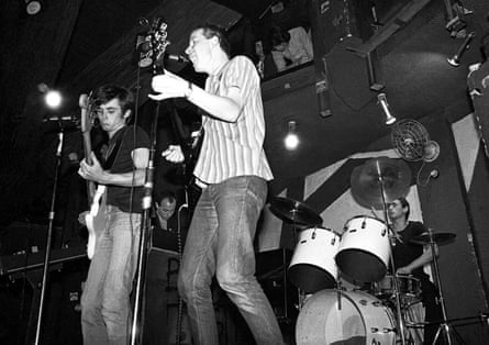 Early days … XTC in London in 1977.