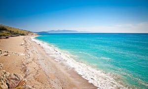 Lukova (Lukove) beach Shpelle, Albania.