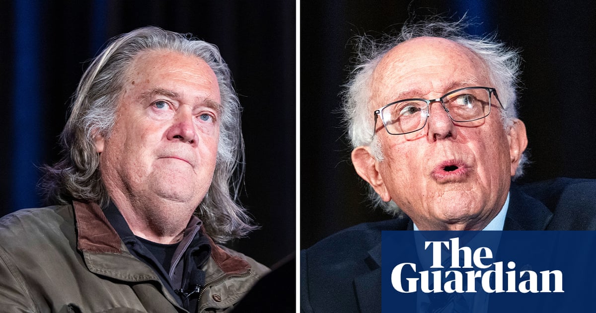 Bernie Sanders and Steve Bannon call for curbs on AI at ‘pro-human’ summit